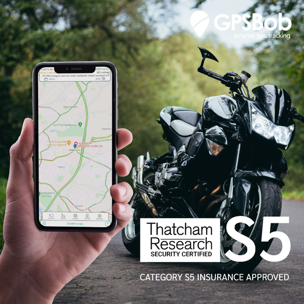 4G GPSBob Mongoose S5 UK Insurance Approved Bike Thatcham Tracker - GPSBob