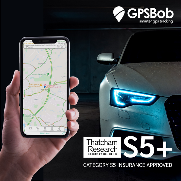 4G GPSBob Mongoose S5 Plus UK Insurance Approved Thatcham Tracker - GPSBob