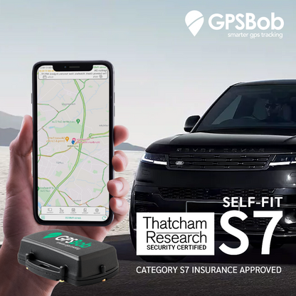 4G GPSBob Mongoose S7 Self Fit Battery Thatcham S7 Tracker for UK Insurance Approval