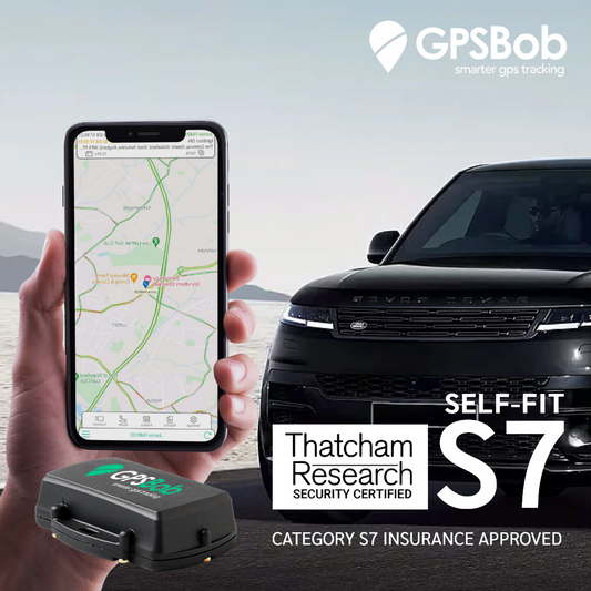 4G GPSBob Mongoose S7 Self Fit Battery Thatcham S7 Tracker for UK Insurance Approval