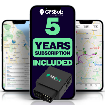 5 Year 4G OBD GPS Vehicle Tracker for Ultimate Vehicle Security - GPSBob