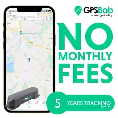 5 Year 4G Long Life Battery GPS Asset Tracker - GPSBob